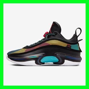 Air Jordan 36 XXXVI Black 'Washed Teal' Black Pink DH0833 063 Men's Size 12.5